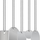 50-Pack Dog Tag Chain Ball Chain Necklace Bulk, Beaded Necklace Chains for Jewelry Making DIY Crafts, Military Blank… — 3
