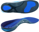Cloudflo Plantar Fasciitis Insoles Men Women, Heavy Duty High Arch Support - Dark-blue — 1