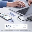 UGREEN USB to USB C Adapter Combo 4-Pack, 10Gbps USB C Converter Space Gray photo 3