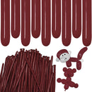 Burgundy Long Balloons Premium 260 Twisting Balloons Animals Magic for Birthday Kids Wedding Party Supply 100pcs — 1
