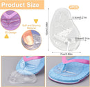 Butterfly Gel Metatarsal Pads for Thong Sandals Flip Flops, 2 Pairs Forefoot Cushion Ball of Foot Pads, Anti-Slip Pain Relief Inserts for Sandals 2