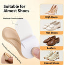 8 Pairs Heel Cushion Pads for Too Big Shoes, Self-Adhesive Heel Grips Inserts for Men & Women, Anti-Slip Protectors Fillers Loose Shoes to Prevent Pain & Blisters (Multicolor) - Beige+black | 8 Pairs — 4