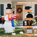 8Ft Tall Inflatable Snowman Christmas Decorations,Built-in LED Lights Outdoor Holiday Decor with Gift Box and Candy Canes, Fast Self-Inflating,for Yard Holiday Xmas New Year — 4