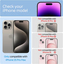 for iPhone15 Pro Max Privacy Screen Protector+Camera Lens Protector photo 2