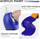 Nicpro Ultramarine Blue Large Acrylic Paint (69oz, 2040ml), Rich Pigments | 69 Fl Oz (Pack of 1) — 2