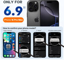 Miracase Silicone & Magnetic for iPhone 16 Pro Max Case, Black — 7