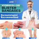 Arme Hydrocolloid Bandages, Gel Blister Bandages for Feet 120Pcs 4 Shape | 120 Pcs — 5