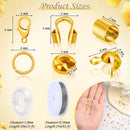 1200Pcs Crimp Beads Supplies for Jewelry Making, Including Crimp covers, Crimp Tubes, Bracelet Clasps and Closures,… — 3