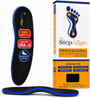 Dr. StepAlign Orthotic Insoles for Kids & Youth | Podiatrist-Designed Arch Support for Flat Feet, Overpronation & Heel Pain | Children's Growing Feet Shoe Inserts | Boys & Girls, Youth F — 1