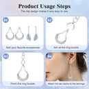 Earring Hooks 50 PCS/25 Pairs, Stainless Steel Ear Wires Fish Hooks — 5