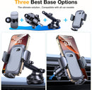 Romuto Phone Holders for Your Car Phone Holder Mount【90+LBS Suction Cup】 | Gray photo 2
