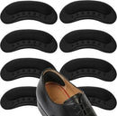 4D Heel Pads for Shoes Too Big, Black Grips Inserts, 4 Pairs - Black | 4 Pairs — 1