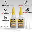Wood Super Glue 60 Gram Clear Instant CA Glue for Woodworking Wooden Crafts — 5