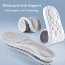 2 Pair 4D Cloud Technology Insole Super Soft Comfort Insoles | U-Shape Memory Foam Insoles, 4D Cloud Insole for Women Men Shock-Absorbing Foot Support Insoles - Green - Men 6.5-7.5/Women 8-9 — 4