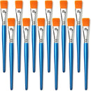 GACDR 1 Inch Flat Paint Brushes, 12 Bulk Acrylic Brushes for Watercolor | 1 inch 12 pieces — 1