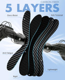 Carbon Fiber Insole (1 Pair), Rigid Shoe Insert Support,215mm — 2
