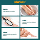 Foot Rasp Foot File, 2 Pcs Stainless Steel Pedicure Callus Remover for Feet, Professional Foot Care Tools for Pedicure to Removes Hard Skin Corns for Dry and Wet Feet - 2 X Foot Files — 4