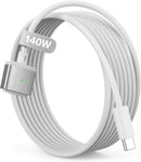 Hugener 140W Magnetic 3 Cable USB-C 6.6FT for MacBook Air Pro Charger 1