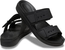 Crocs Women's Brooklyn Buckle Low Sandals – Black — 2