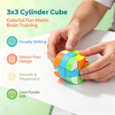 AI-YUN 3x3 Cylinder Speed Cube, Stickerless 3x3x3 Round Column Magic Cube, 3x3 Barrel Cube Puzzles Toys, Brain Teasers — 4