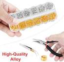 1200Pcs Jump Rings for Jewelry Making Supplies, Jewelry Pliers Set — 3
