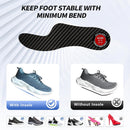 Carbon Fiber Insole 1 Piece, Foot Support Rigid Shoe Insert for Turf Toe,Hallux Rigidus, Hallux Limitus, Broken Big Toe and Arthritis - Black-1 Unit (Flippable Design) - Men's 6-6.5/Women's 7-7.5 — 3