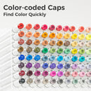 Ohuhu Alcohol Markers 104 Colors Brush& Fine for Artist Adult Cozy Coloring | Brush & Fine — 4