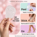 Metatarsal Foot Pads for Women - 2 Pairs Ball of Foot Cushions for High Heels, Self-Adhesive Gel Forefoot Inserts, Pain Relief & Blister Prevention, Reusable - Foregel, Black 5