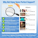 Arch Support Insert Women for High Arch & Flat Feet Non-Slip Gel Arch Pad - Clear — 4