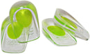 2 Pack - KidSole Shock Absorbing Lightweight Gel Heel Cups For Kid's With Sensitive Heels, Heel Spurs, Plantar Fasciitis, or Ankle Pain (Green Toddlers Size 11-2) 1