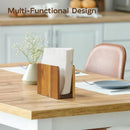 Acacia Wood Mail Organizer, Mail Holder for Desk, Letter Holder for Countertop, Small Envelope Holder, Desk Organizers and Accessories for Home Office — 6