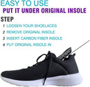 Carbon Fiber Shoe Arthritic Insert,Very Rigid Insole,1 piece 24.5cm(Men Size 8/Women 9) — 6