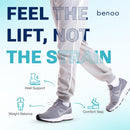 benoo Height Increase Insoles for Men (+1 to 3") Shoe Lifts (Mens 10-12.5) — 8