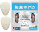 HAPAD Mortons Neuroma Pads - Teardrop Wool Felt Ball-of-Foot Pad Insert 1