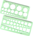 Tamaki Circle Template, Geometric Drawings Stencils, 2 Pack — 1