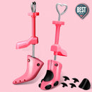 XYH Shoe Stretcher Women, 2-Way/4 -Way Adjustable Shoe Stretcher Wide Feet | pink — 7