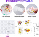 LET'S RESIN Keychain Resin Molds Silicone, 16 Cavity Pendant Casting Mold — 2