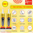 ALECPEA Upgrade T-7000 Black Adhesive Glue - 2PCS 15ml — 3