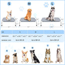 Elevated Dog Bed, Raised Outdoor Dog Bed for Medium Dogs, Portable Pet Cots — 4