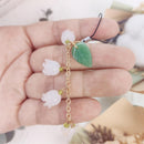 cioatu 1-4PCS Cute Phone Charms Aesthetic Y2K Cell Phone Charms Strap Pink Strawberry Butterfly Star PhoneCharm Y2K Accessories for Bag Keychain Airpods Camera Pendants Decor photo 3