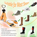 2PCS Professional Boot Shoe Stretcher Wide Feet for Men Women, Shoe Expander Widener Adjustable Length & Width | yellow — 5