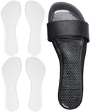 2 Pairs High Heel Inserts Women, Self-Adhesive Gel Sandal Inserts Insoles, New Anti Slip Design Comfort Insert, 3/4 Length Dress Shoe Inserts Pain Relief, Shock & Sweat Absorption, 2 Clear S — 1