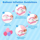 Electric Balloon Pump, Portable Electric Balloon Blower Machine Balloon Air Pump Dual Nozzle 110V 600W Balloon Inflator for Party Decorations | Pink — 5
