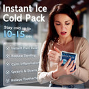 General Medi Instant Ice Cold Pack (4”x 5.5”) – 25 Packs Disposable Cold Therapy Ice Packs for Pain Relief, Swelling, Inflammation, Sprains, Toothache – for Athletes & Outdoor Activities — 3