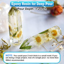 Epoxy Resin 2 Gallon Kit, Upgraded Crystal Clear Resin Epoxy Food Safe with Pump, Self Leveling & Bubble Free… — 3