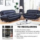 White Leather Recoloring Balm, Leather Repair Kit for Furniture,Leather Dye Couch Paint and Repair,Leather Scratch Remover,Leather Color — 5