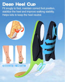 ALVABABY Kids Insoles Inserts for Flat Feet 2 Pack Children PU Foam Cushioning Comfortable Orthotic Insoles Feet Heel Pain Relief Blue Rabbit 2KI01-M - Blue Rabbit(2 Pack) — 4