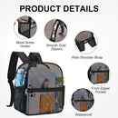 USPECLARE Clear Backpack for Stadium Approved 12×6×12 Transparent Bag | Black Pvc | Small — 4