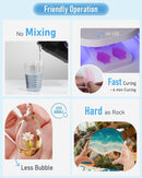 Nicpro UV Resin Kit 1000g Bulk No Odor Upgrade Clear UV Epoxy Resin — 4