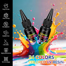 KISREL Upgrade 24 Opaque Colored UV Resin Kit, Solid Colored UV Resin — 2
